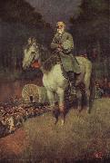 Howard Pyle General lee on his Famous appointment USA oil painting artist